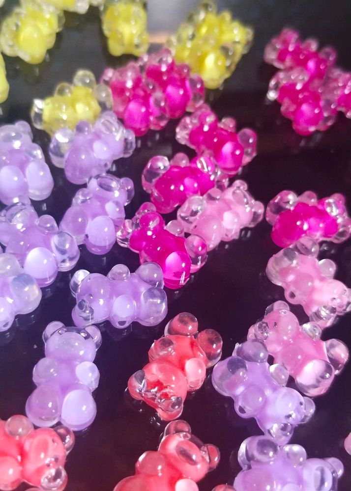 Cute Gummy Bear Charms 100 Pis