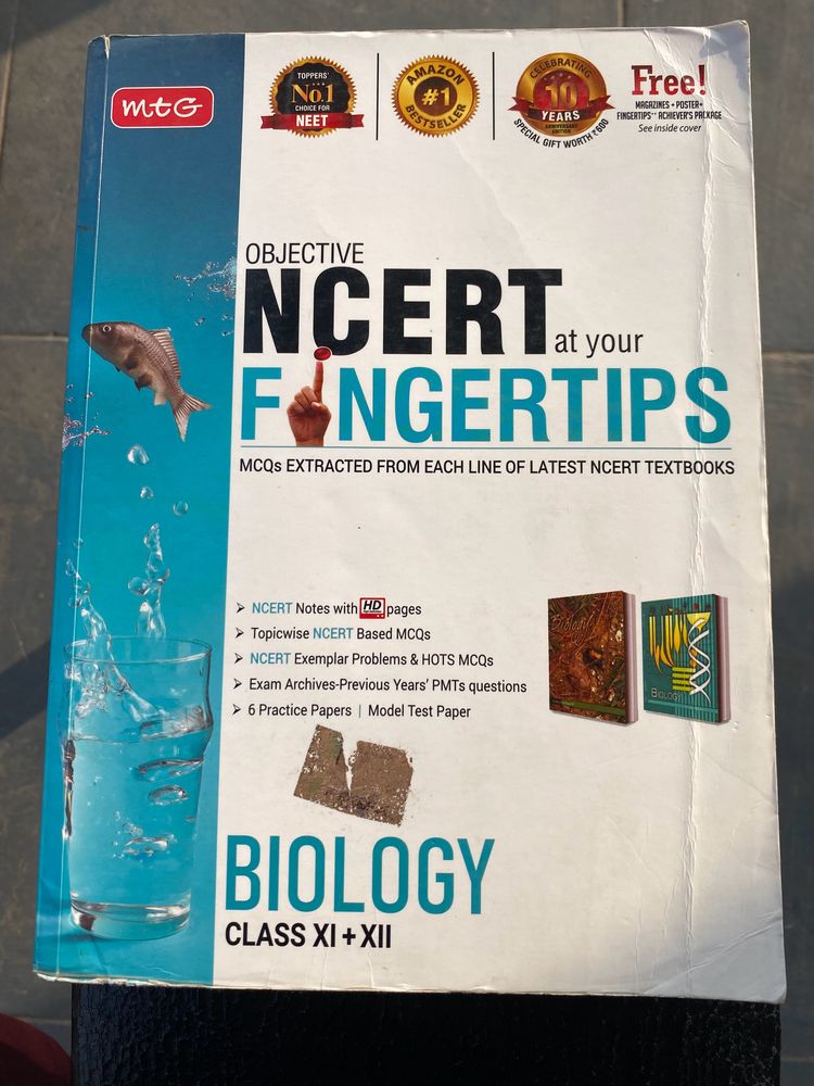 NCERT Fingertips [Biology] Class 11+12 By MTG