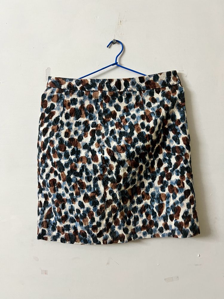Pattern Short Skirt