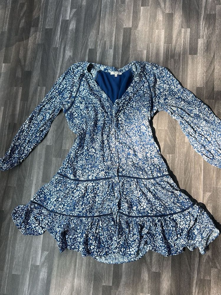 Floral Print Casual Mini Dress