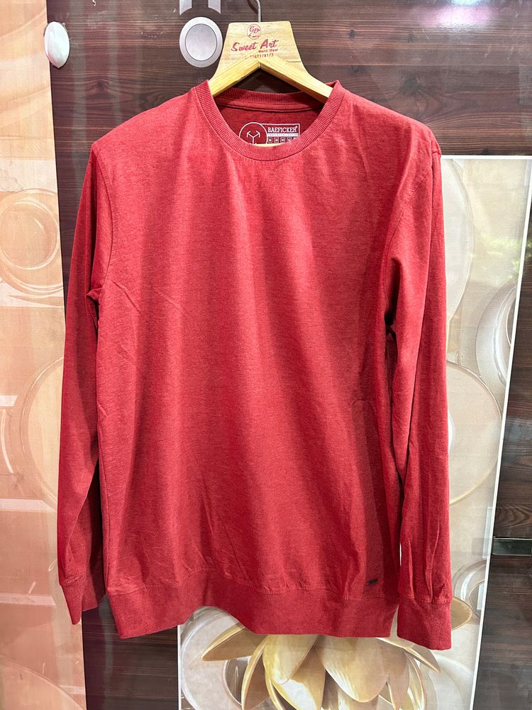 Full Sleeves Red T-shirt For Men’s