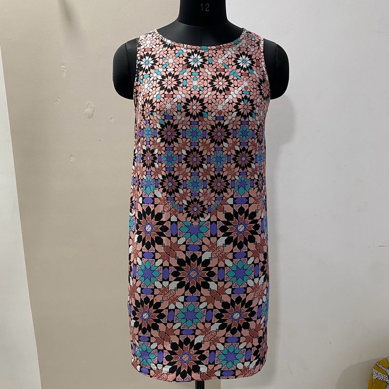 Printed Shift Dress