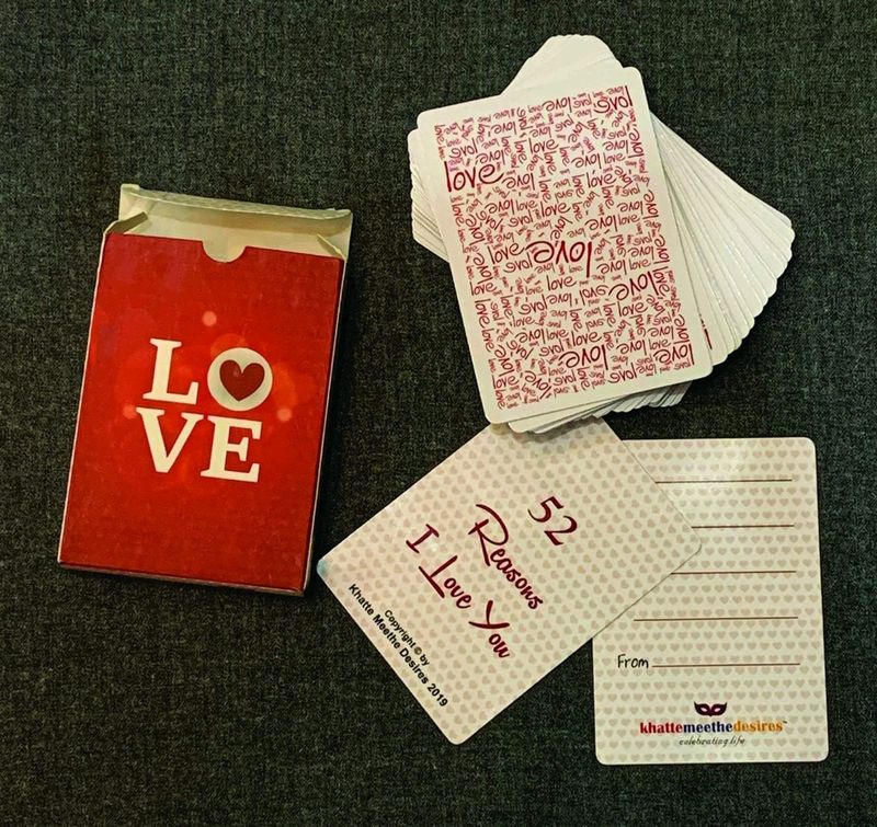 52 Reasons I Love You Deck cards