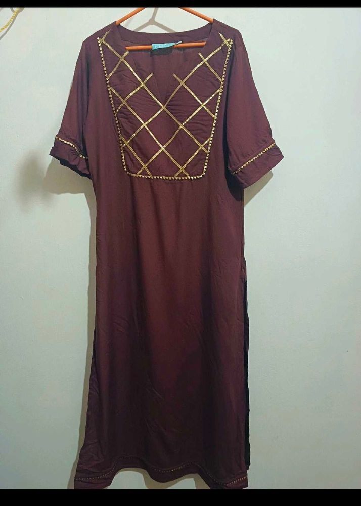 Elegant Maroon Kurta set
