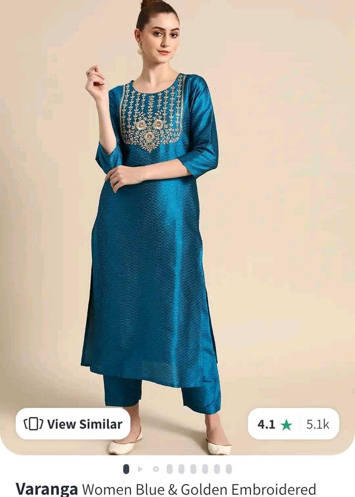 Elegant Embroidered Kurta Set