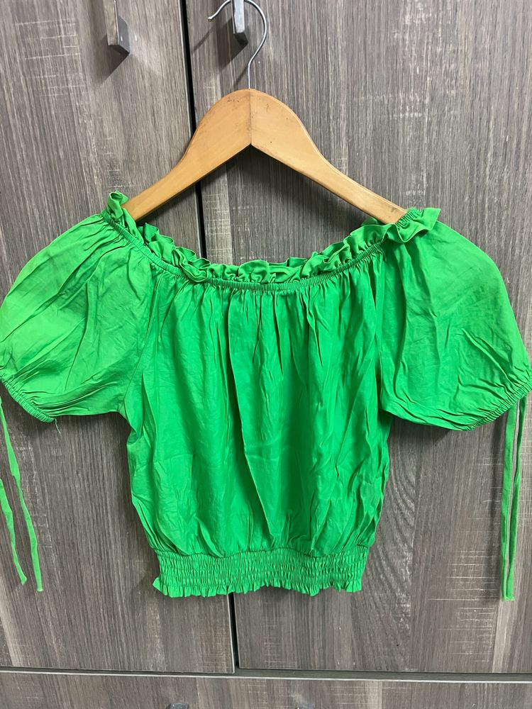 Splash Crop Top
