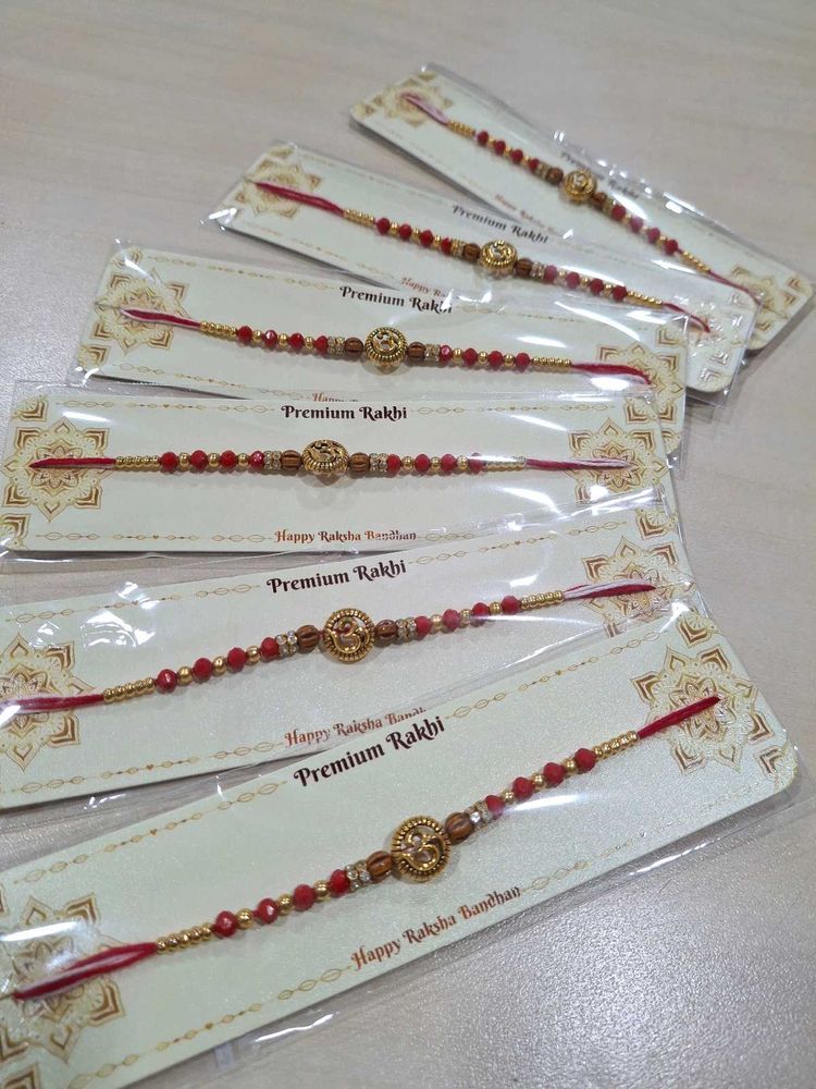 Rakhi - Set Of 10 Premium Packed In Cards