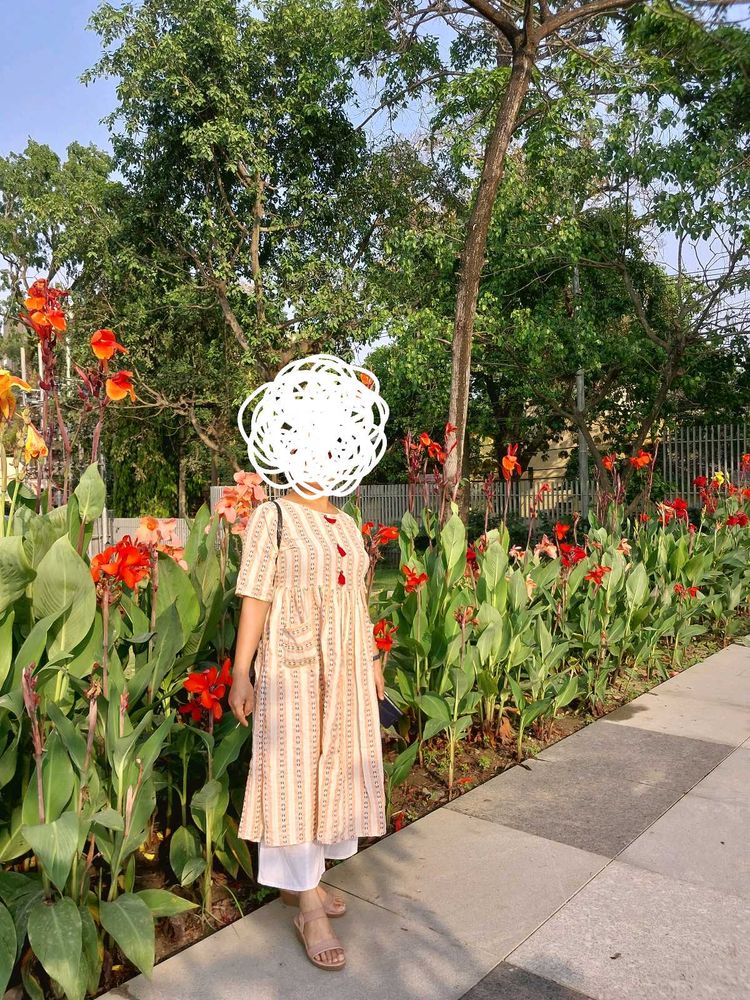 Striped Casual Kurta