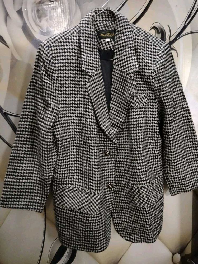 Black And White Blazer