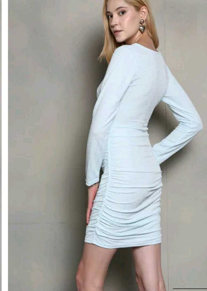 Ruched Bodycon Mini Dress