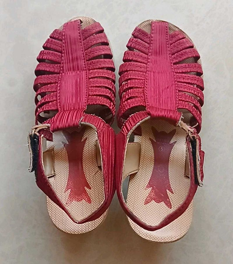 Cute Red Sandals