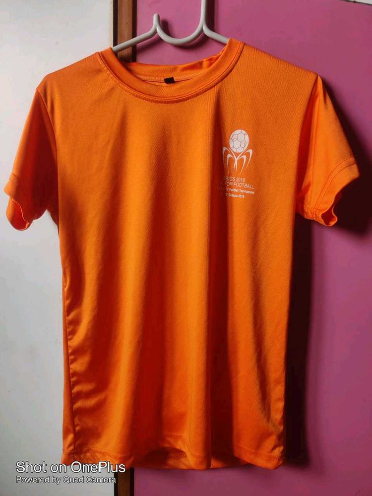 Orange  FIFA Football Tournament Jersey T-Shir