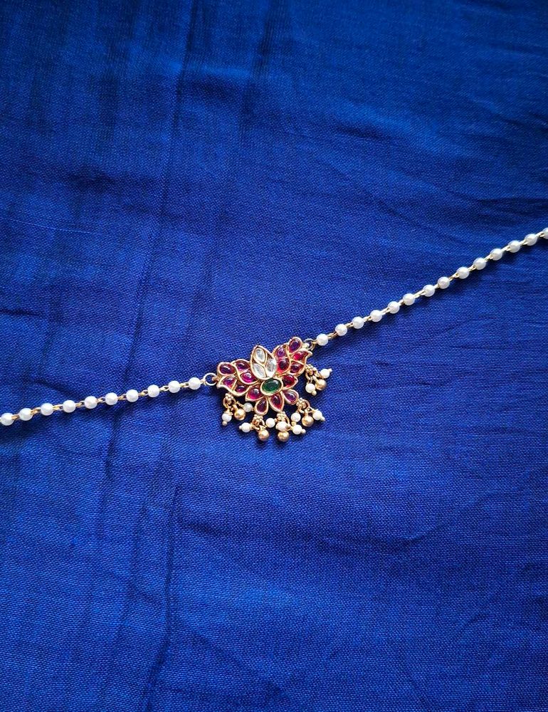 Elegant Pearl &amp; Kundan necklace