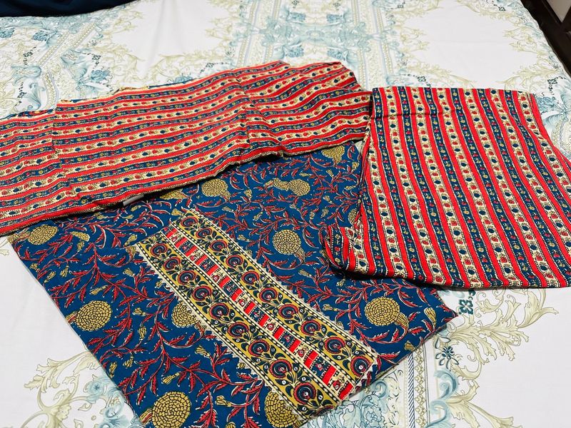 Cotton Suit With Duppta
