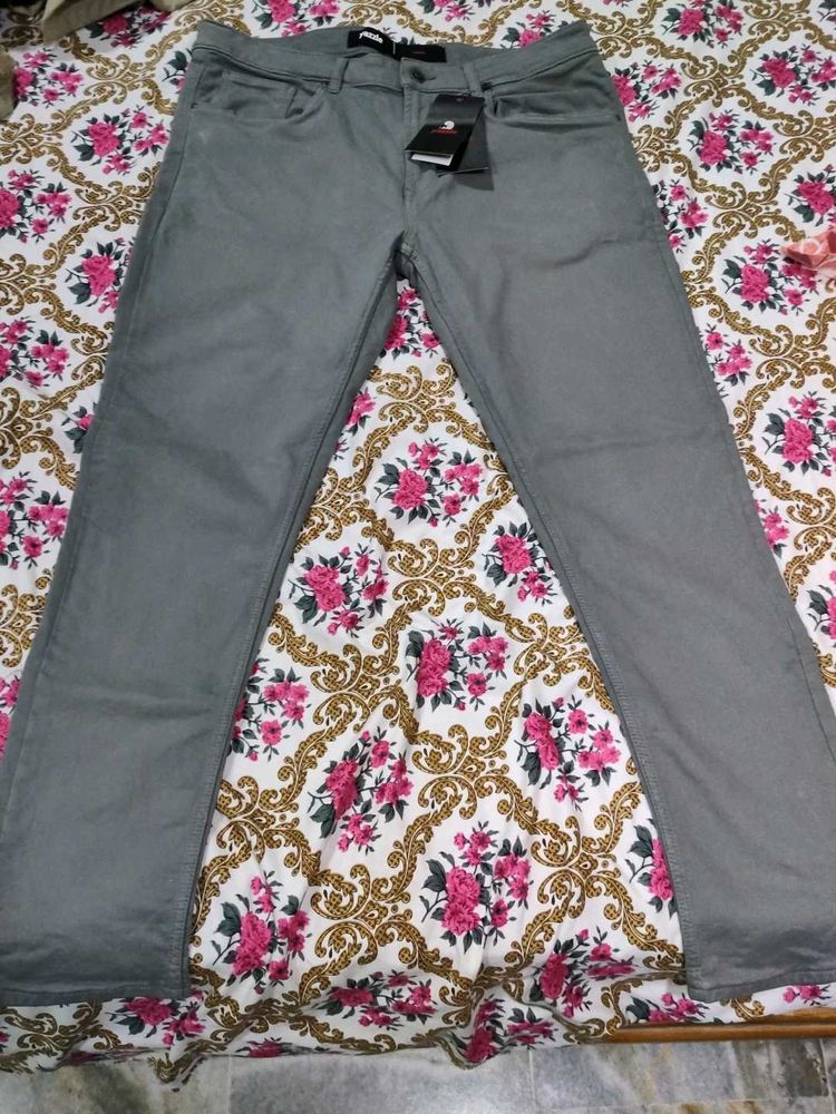 brand new seal tag Gray Denim Jeans form showroom