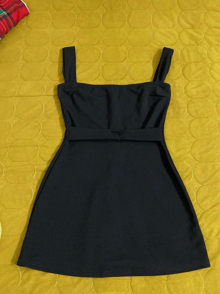stretchy black mini dress bust 34-36