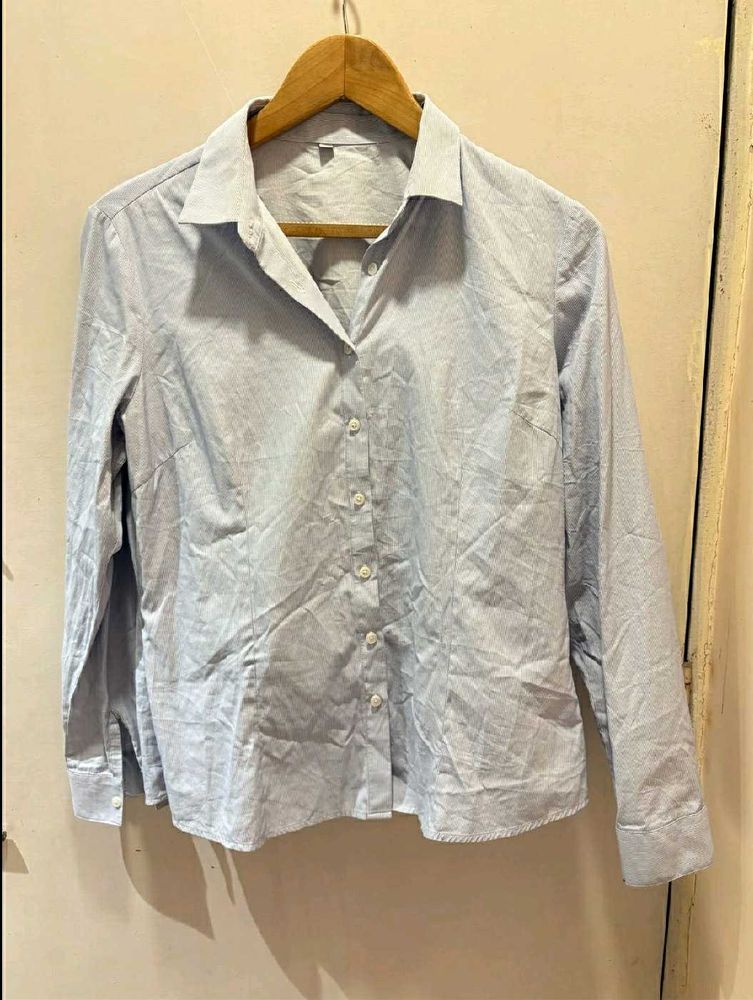 Beautiful Striped Blue Shirt