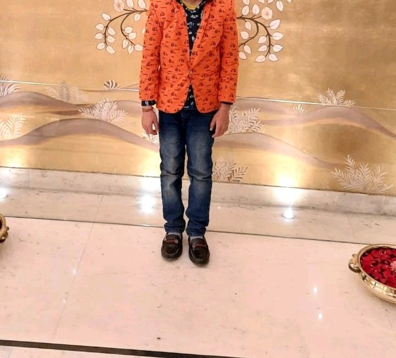 Party Wear Blazer For Boy 4-6 Years