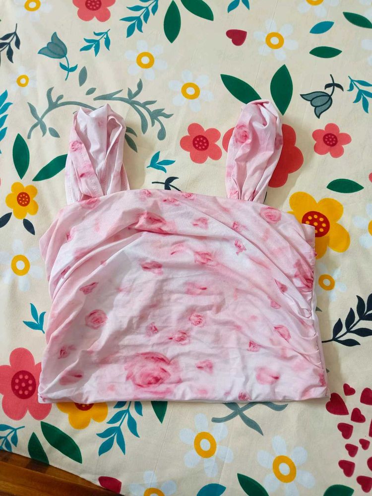 Floral Print Top / size M