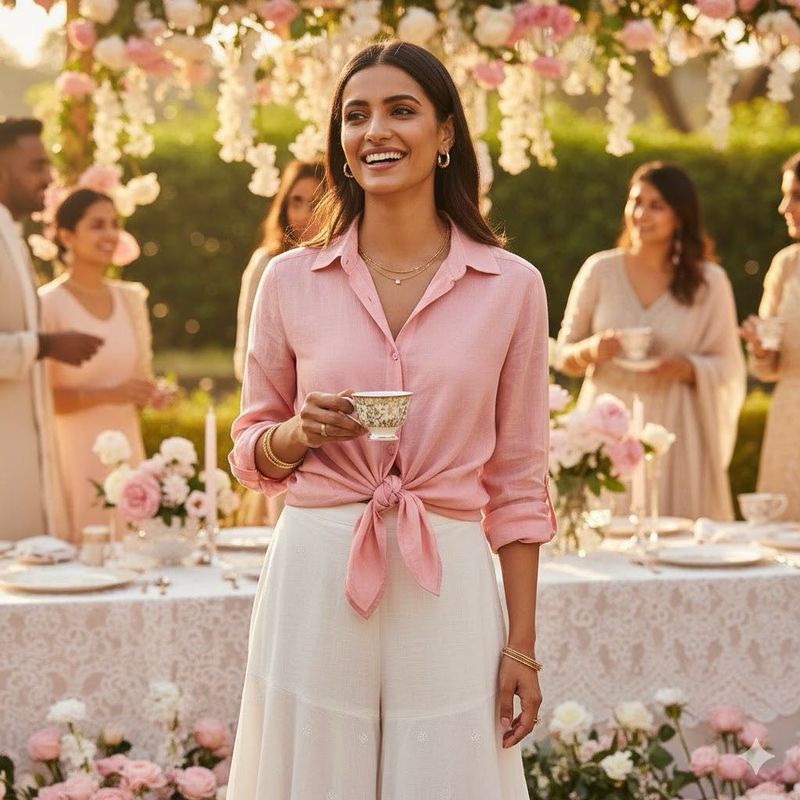 ✨ Pink Perfection: ZARA Lyocell-Linen Overshirt