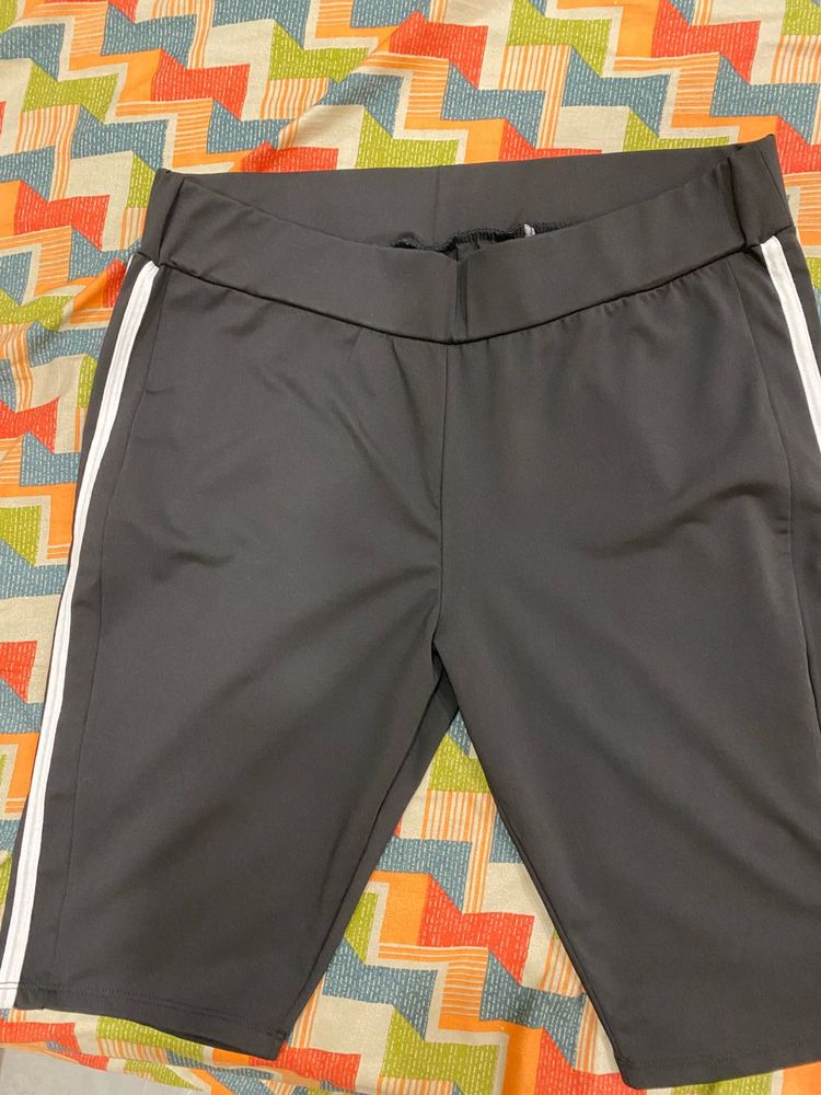 Stylish Gray Athletic Shorts
