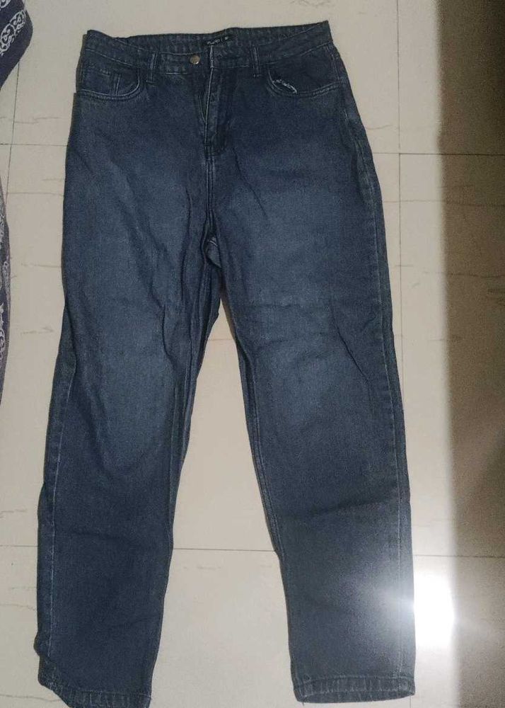 Dark Blue Denim Jeans