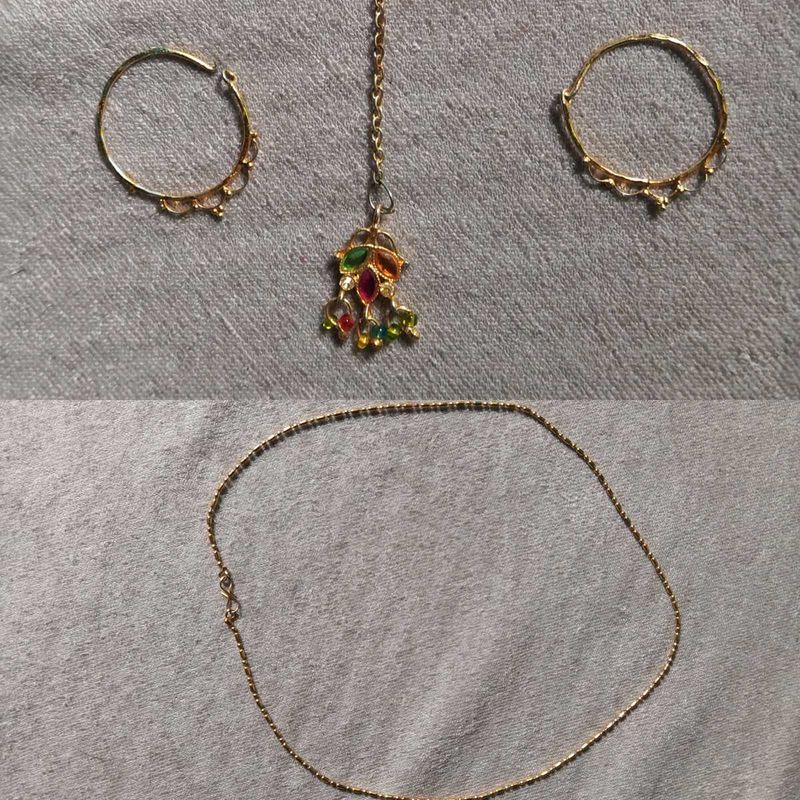 Minimal Set Of 3 Jewellery