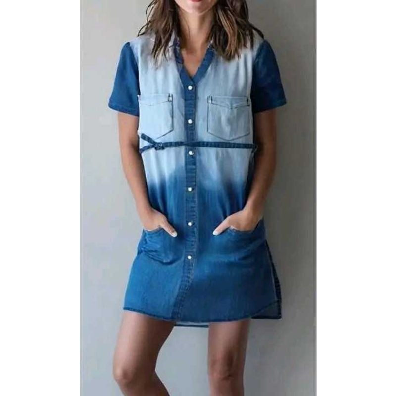 Womens Denim Shirt Dress