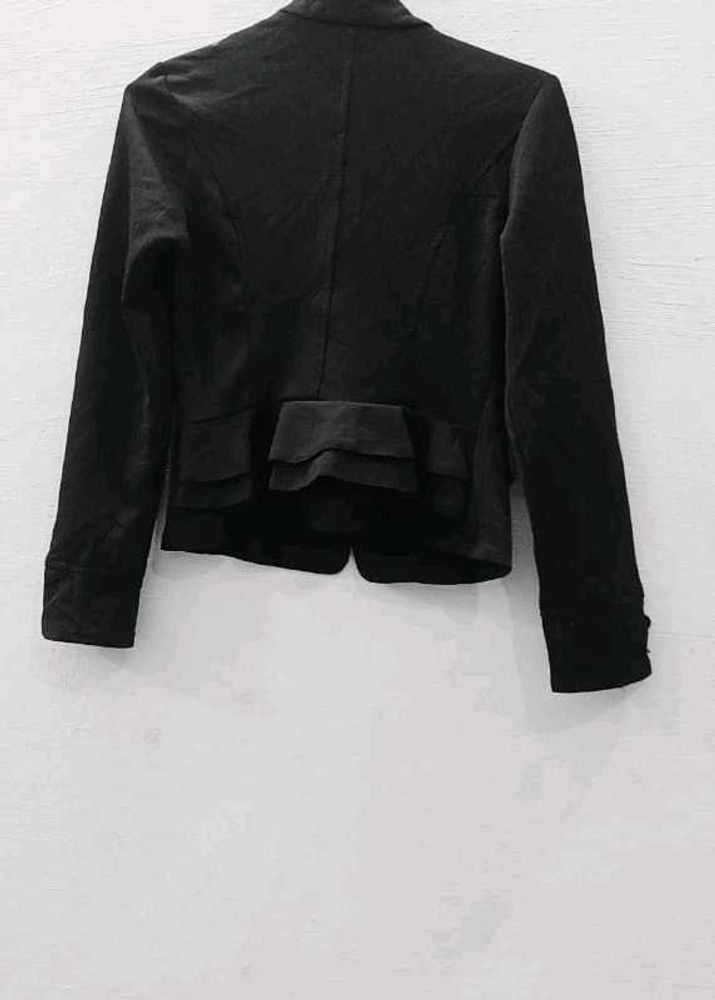 Korean Style Black Sexy Coat