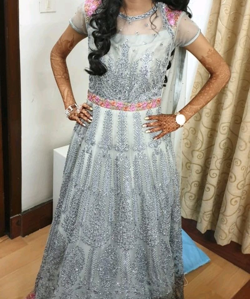 Engagement Gown With Heavy Work