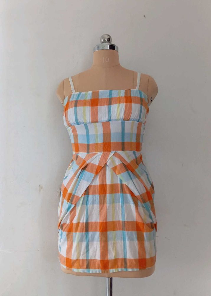 Plaid Mini Dress