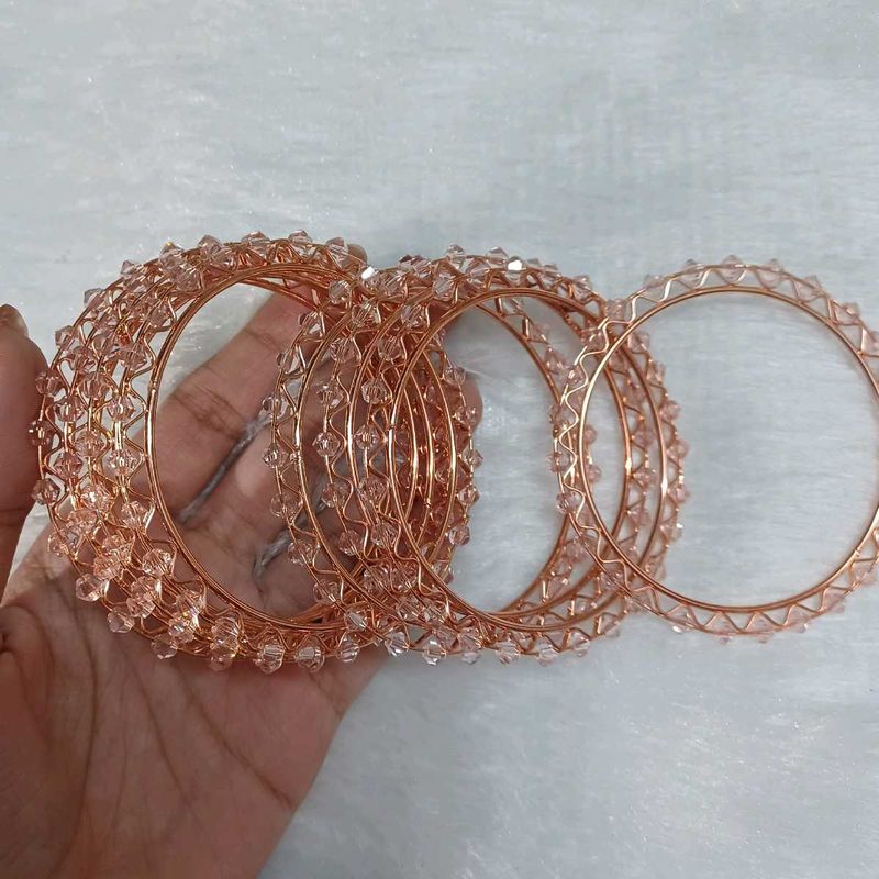 Crystal Beaded Bangles