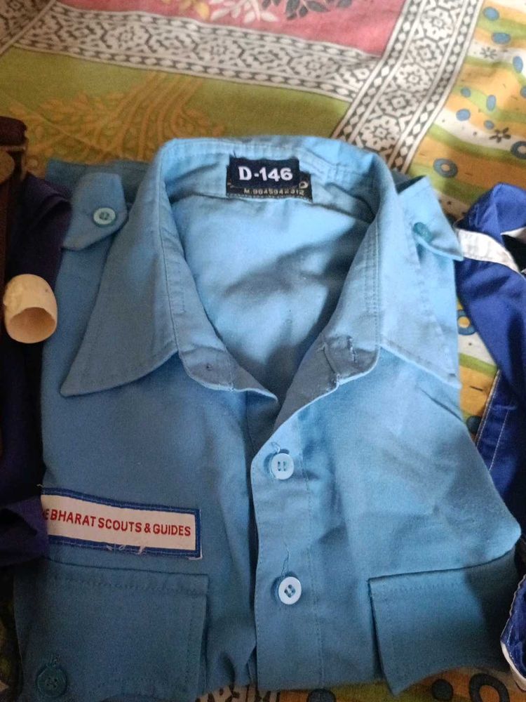 Vintage &#34;Bharat Scouts &amp; Guides&#34; Shirt
