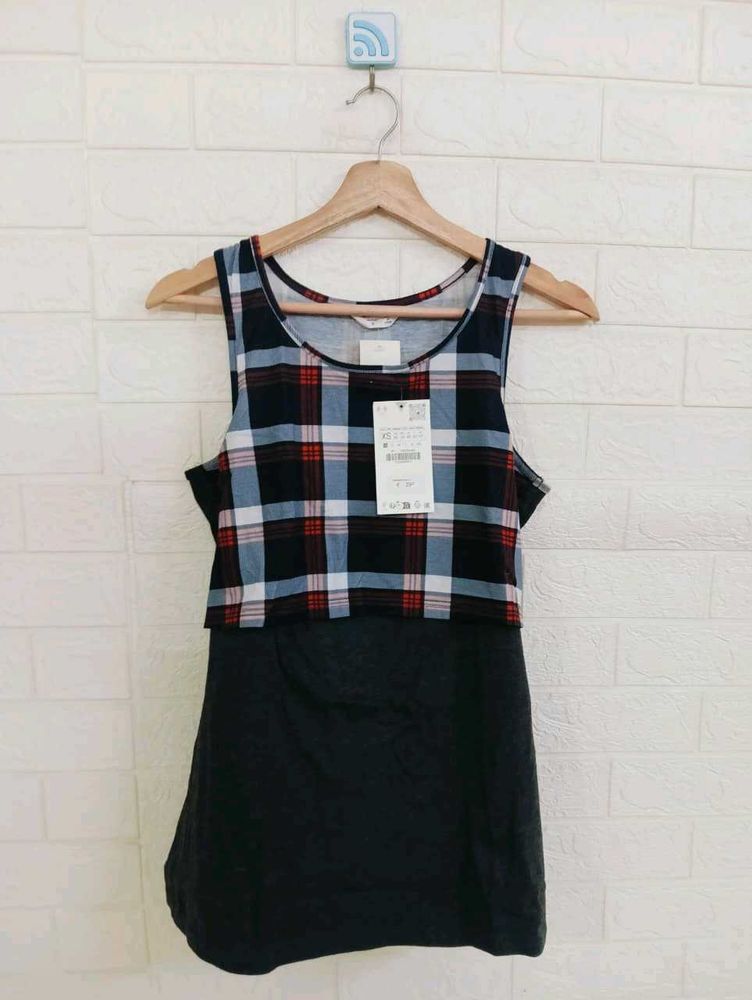 Plaid Tank Top