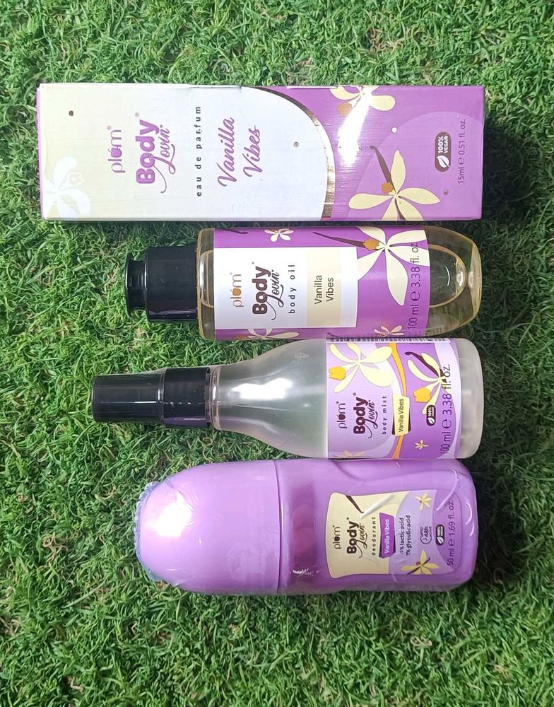 Plum Vanilla Vibes Bodycare Range