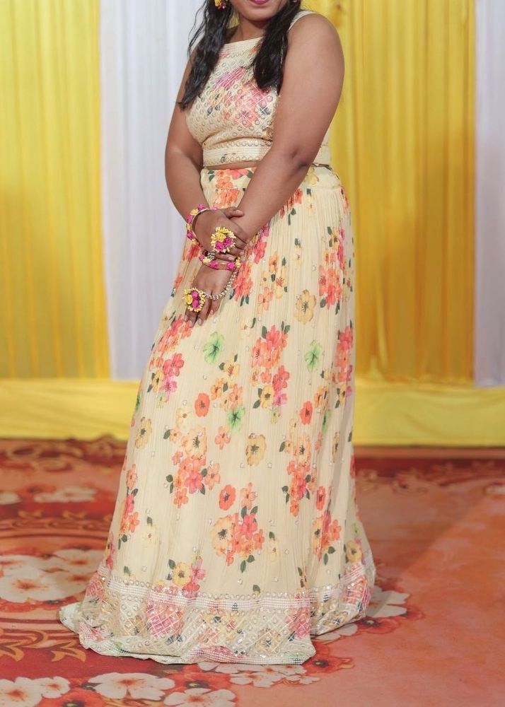 Floral Lehenga Choli Set