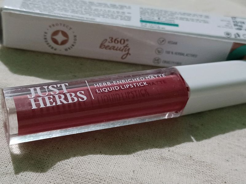 Herb-Enriched Matte Liquid Lipstick