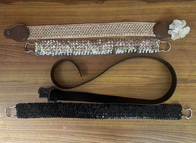 Stylish Women&#39;s Belts - Set of 4