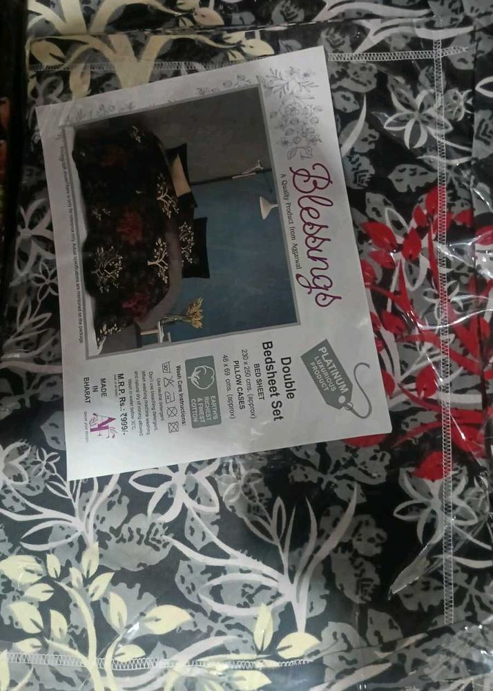 Blessings Double Bedsheet Set