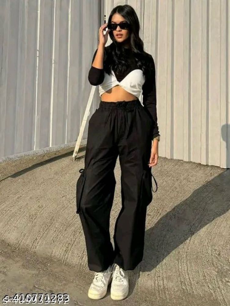 Black Cargo Pants