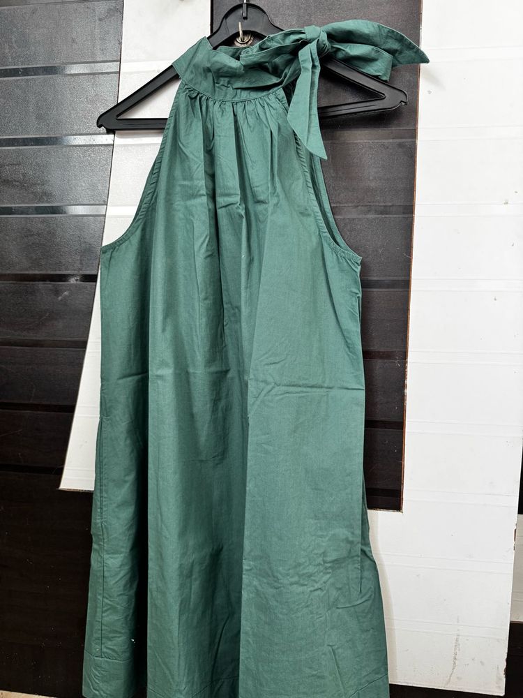 Mango Green Dress