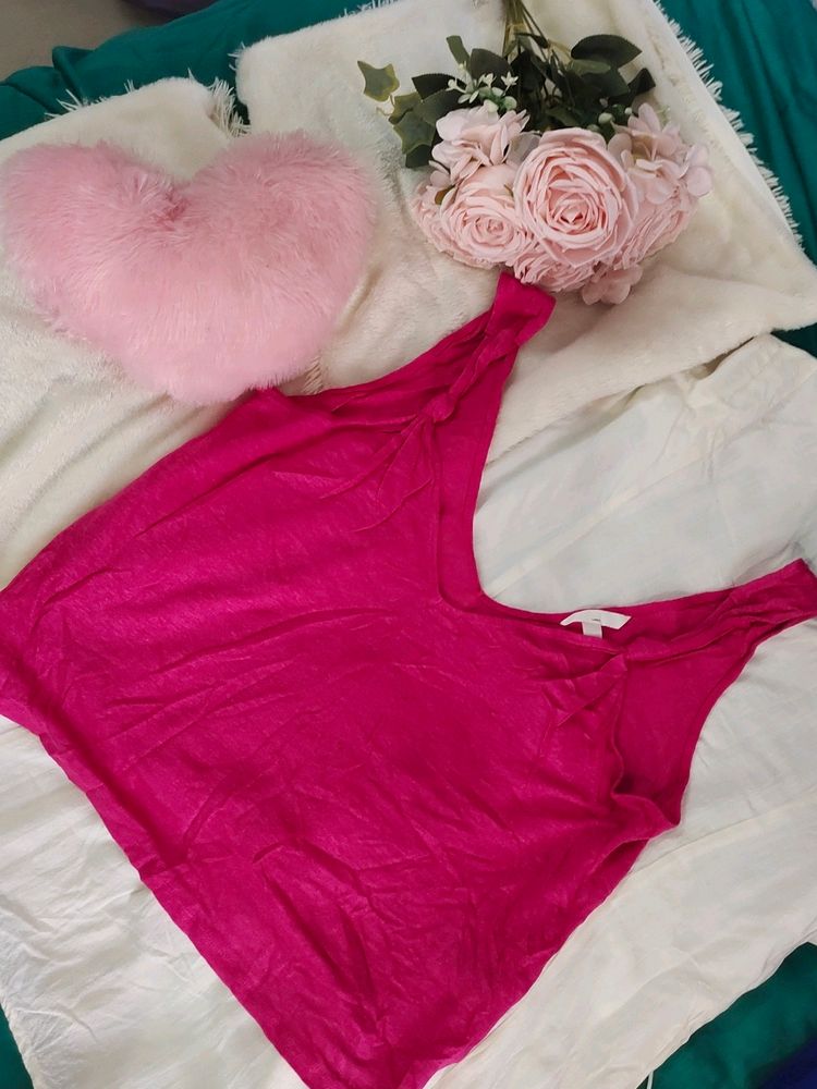 H&amp;M ROSE PINK TANK TOP