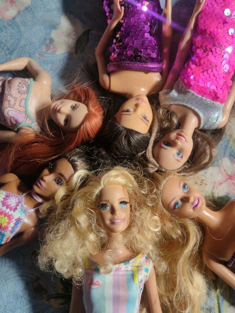 6 Barbie Dolls Bundle