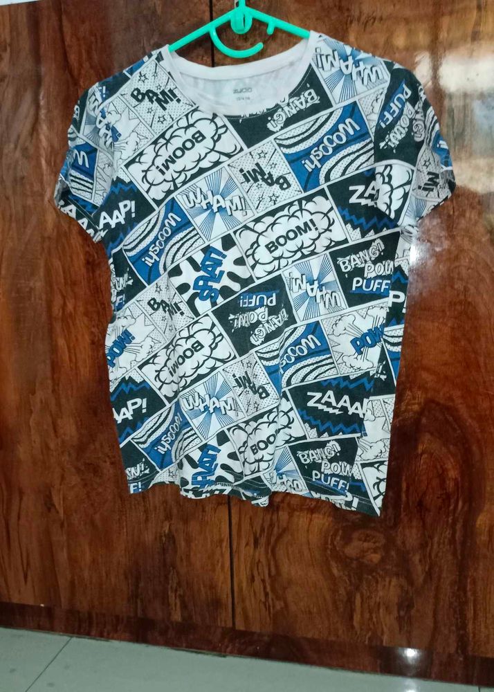 Comic Print T-Shirt