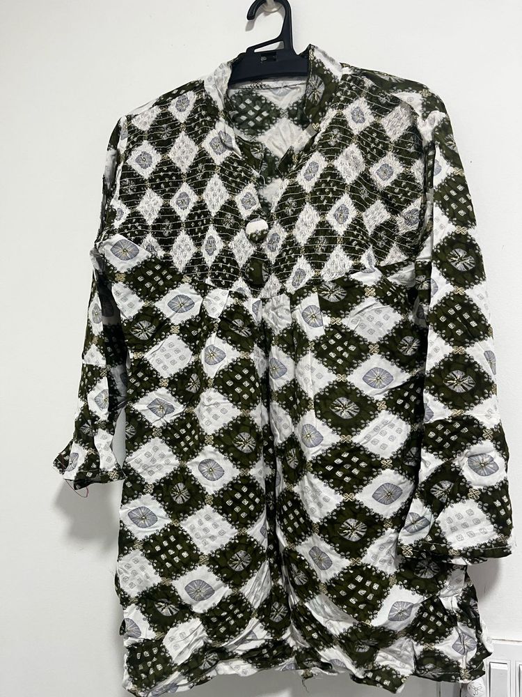 Patterned Kurta