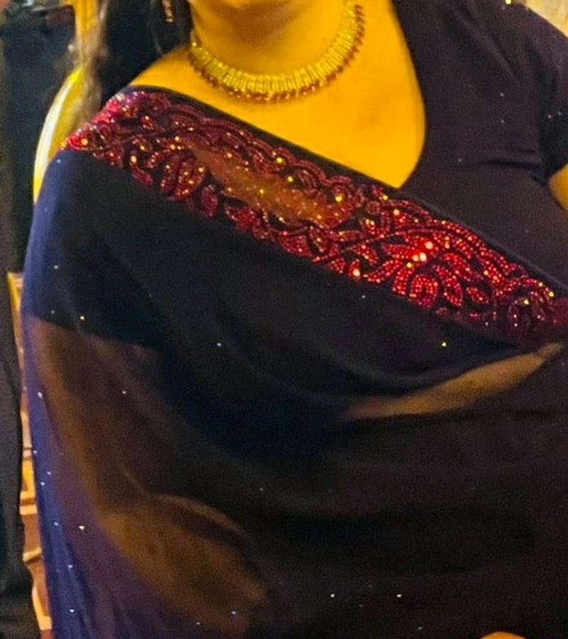 Blue Saree