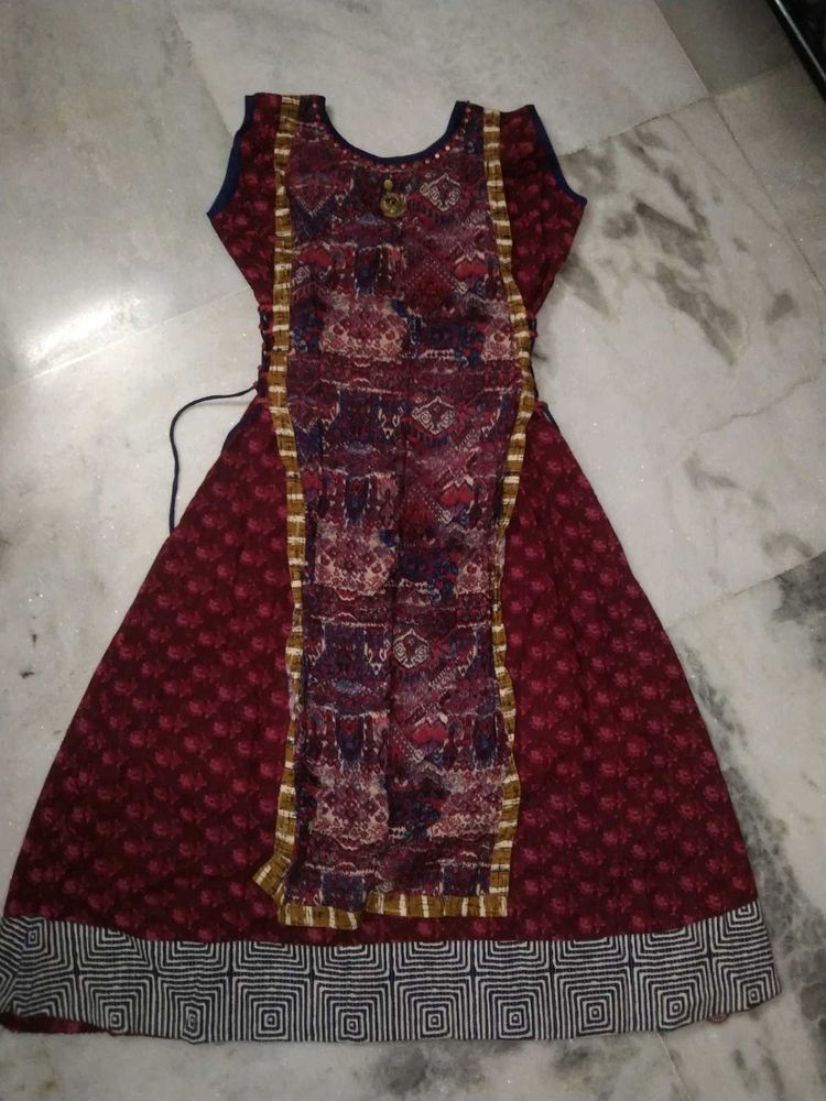 Ethnic Print Dress