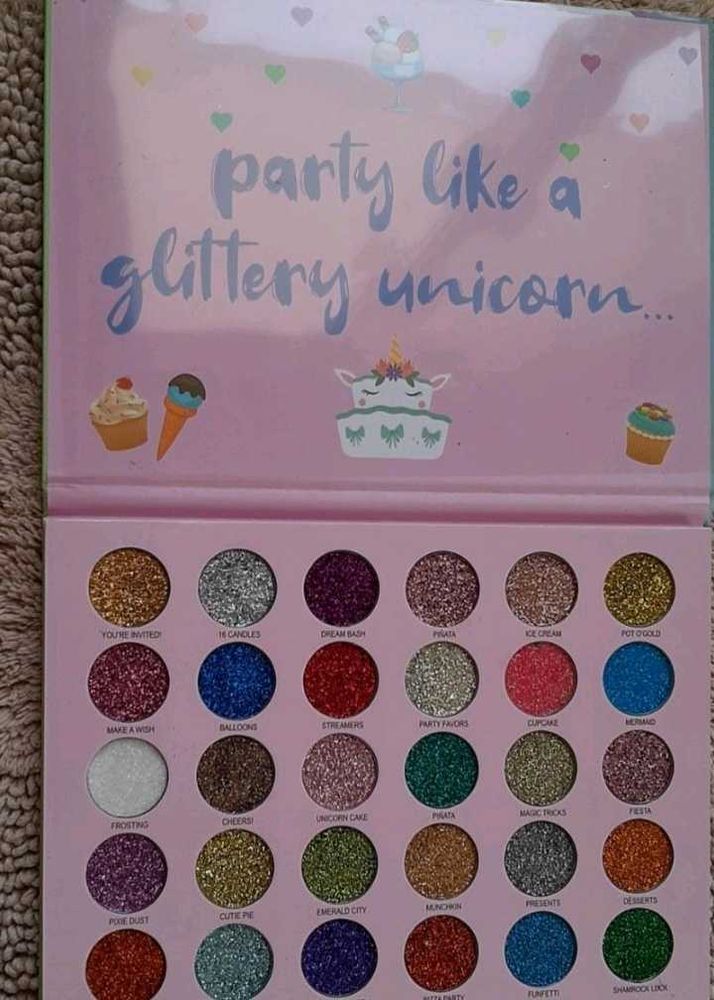 Glittery Unicorn Eyeshadow Palette