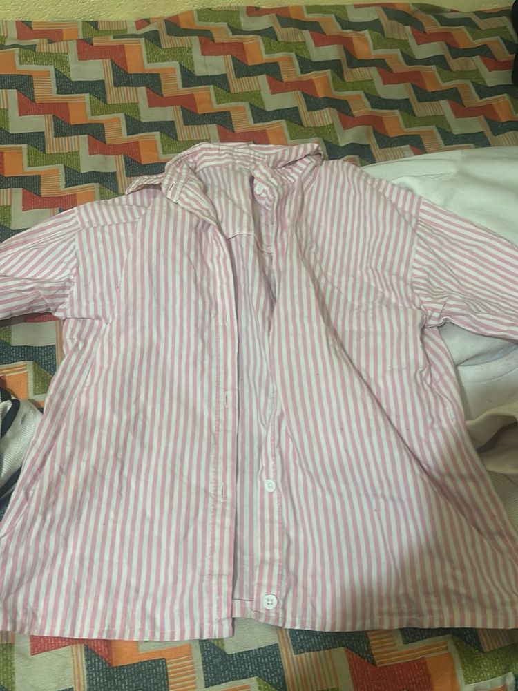 Striped Pink Shirt