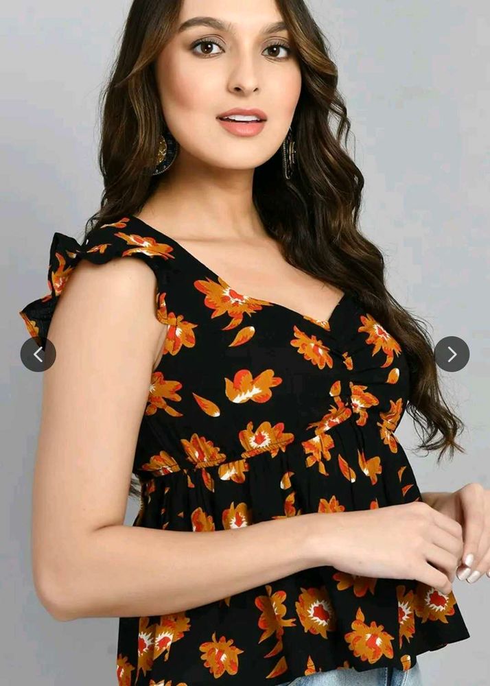 Floral Print Top
